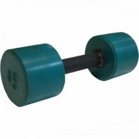 гантель обрезиненная с обрезиненной ручкой 6 кг mb barbell mb-fitc-6 цветная