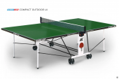 стол теннисный compact-2 lx всепогодный зелёный